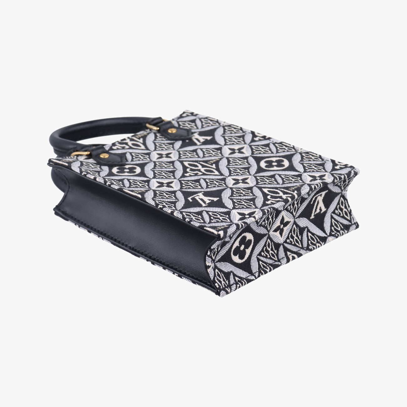 SINCE1854 Petit Sac Plat 2020AWblack×whitemonogram jacquardM80484SP0221SINCE1854 プティット サックプラ 2020AWブラック×ホワイトモノグラム ジャガードM80484SP0221