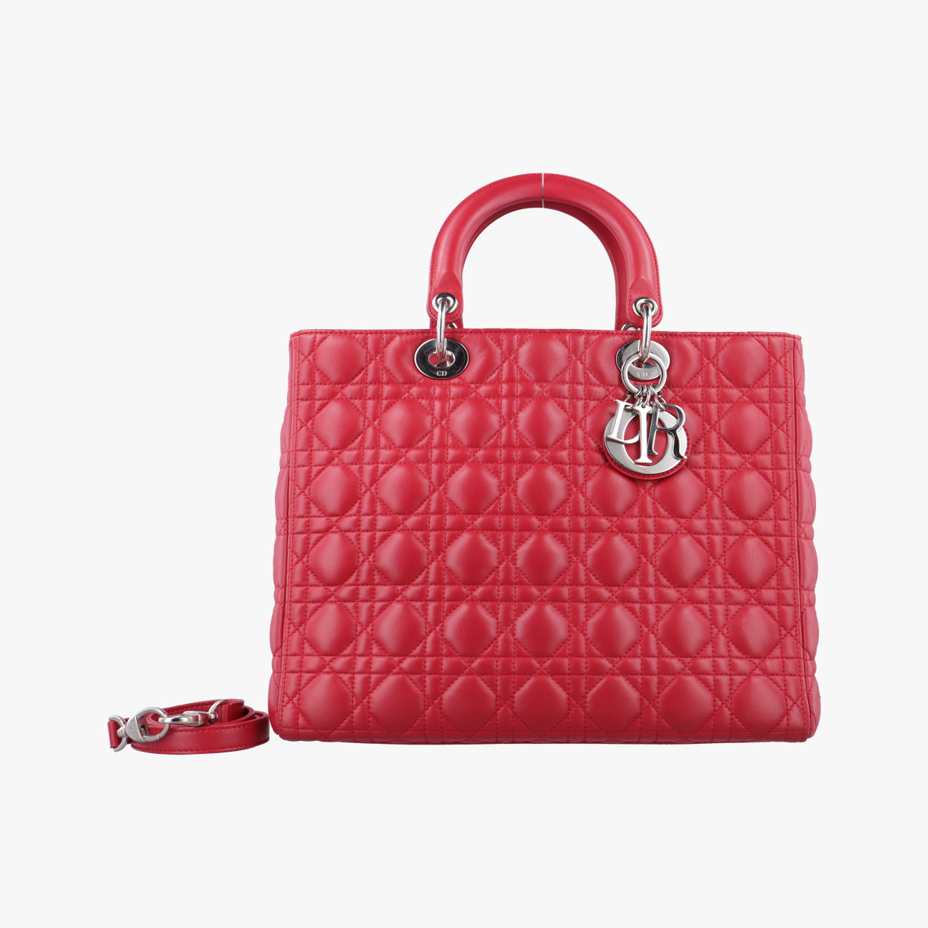 Lady DiorRedlambskin11-MA-1111レディディオールレッドラムスキン11-MA-1111