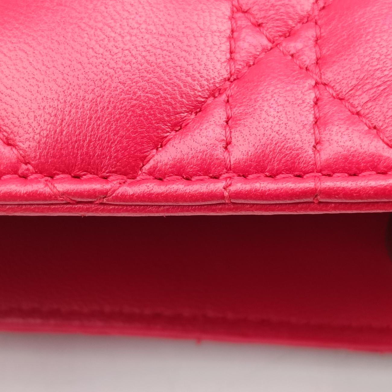 Lady DiorRedlambskin11-MA-1111レディディオールレッドラムスキン11-MA-1111