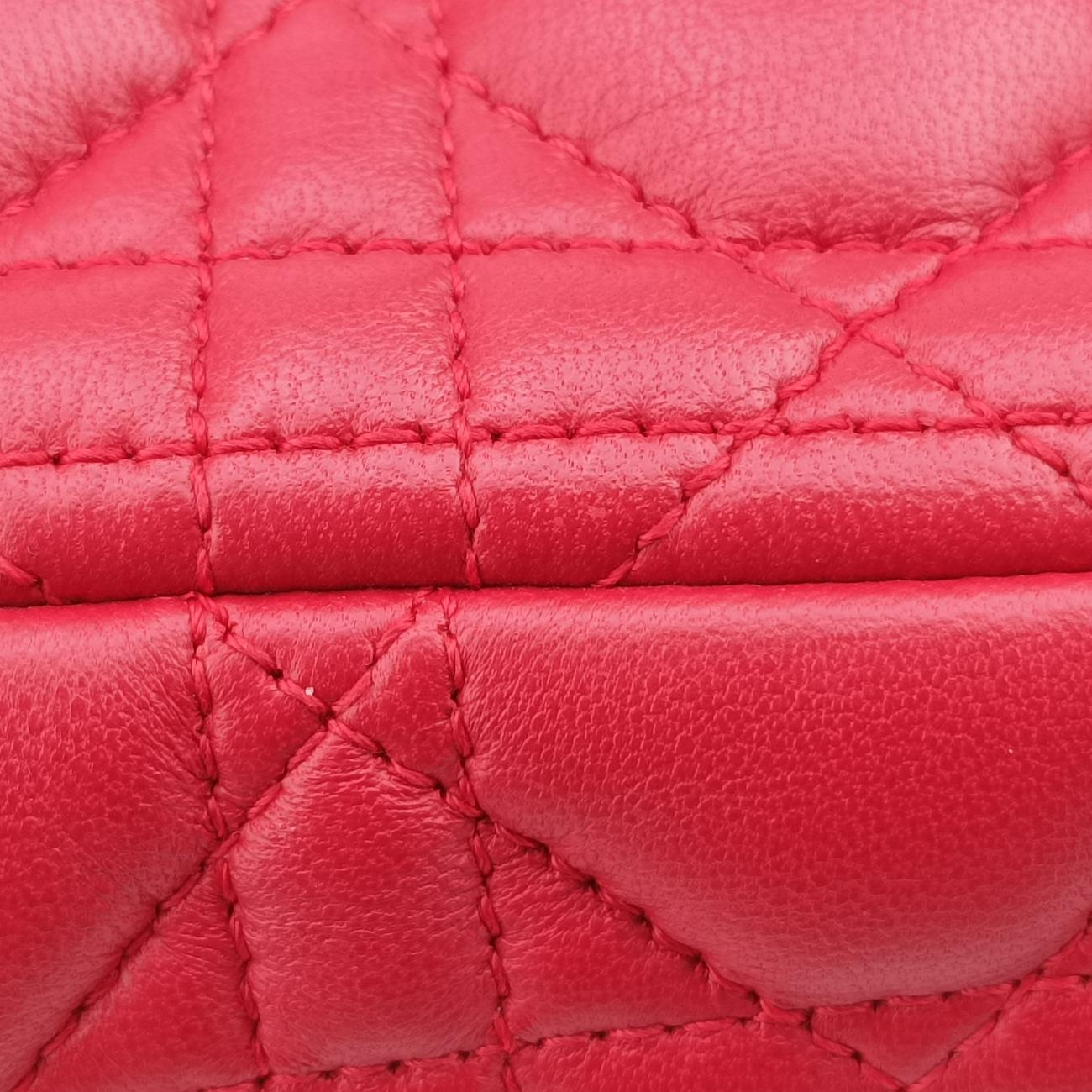 Lady DiorRedlambskin11-MA-1111レディディオールレッドラムスキン11-MA-1111
