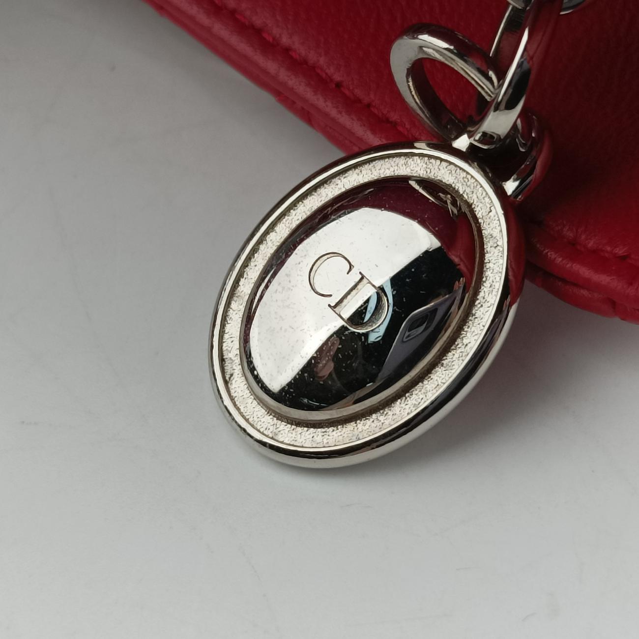 Lady DiorRedlambskin11-MA-1111レディディオールレッドラムスキン11-MA-1111
