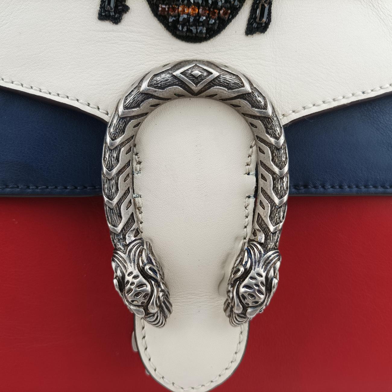 DionysusRed x White ×Bluex MulticolorLeather403348B021302689ディオニュソスレッド×ホワイト×ブルー×マルチカラーレザー403348B021302689