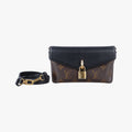 Padlock on strapBrown×Noir　Monogram canvas×leatherM80559ICチップパドロックオンストラップモノグラム/ブラウン系×ノワールモノグラムキャンバス×カーフレザーM80559ICチップ