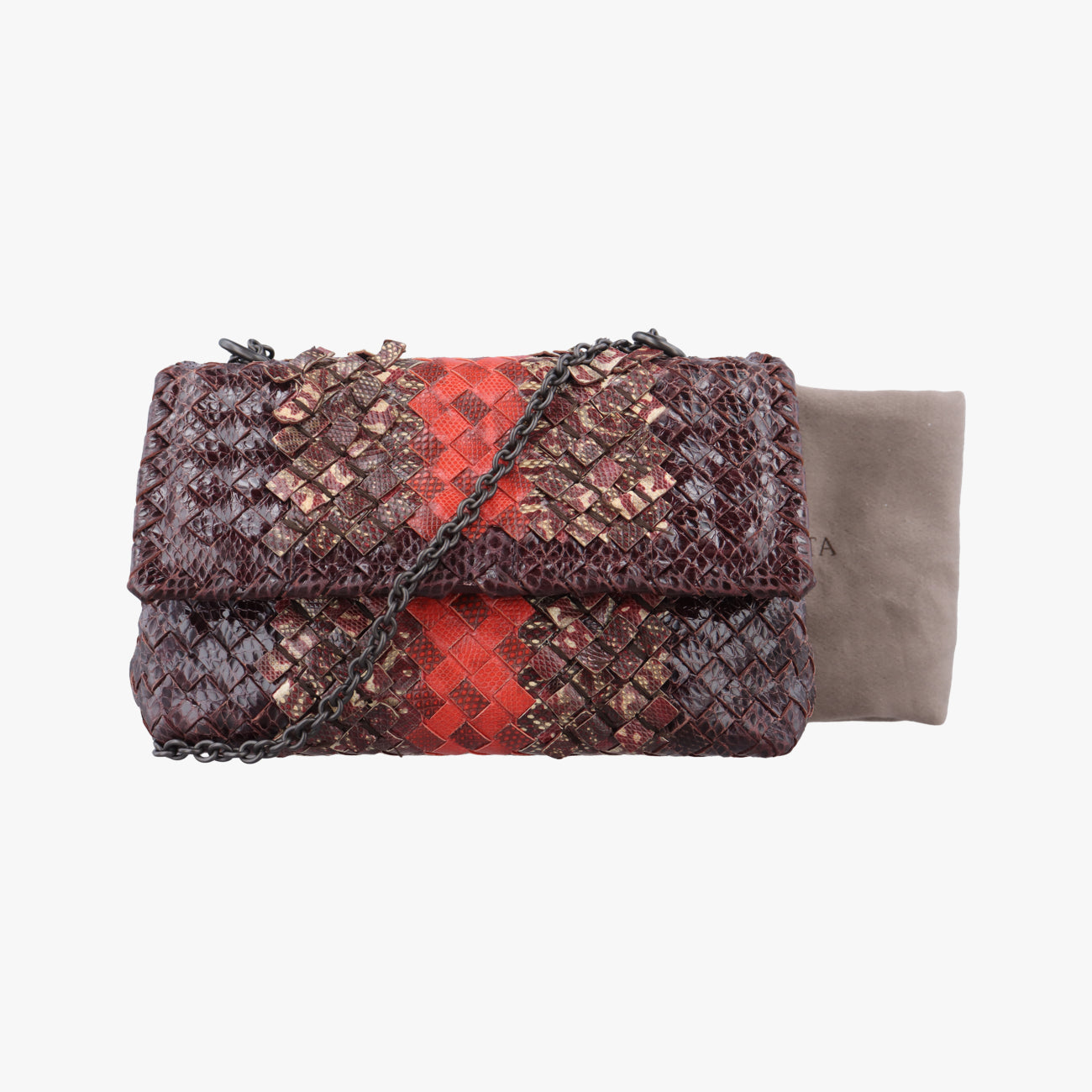 Olimpia IntrecciatoMulticoloursnakeskinB07156511Zオリンピア イントレチャートマルチカラーヘビ革B07156511Z