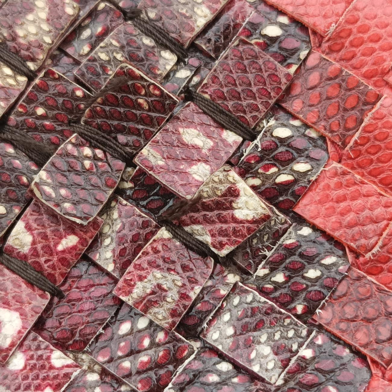 Olimpia IntrecciatoMulticoloursnakeskinB07156511Zオリンピア イントレチャートマルチカラーヘビ革B07156511Z