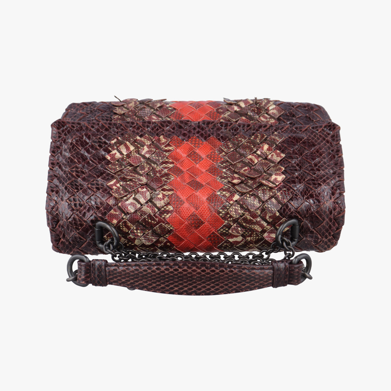 Olimpia IntrecciatoMulticoloursnakeskinB07156511Zオリンピア イントレチャートマルチカラーヘビ革B07156511Z