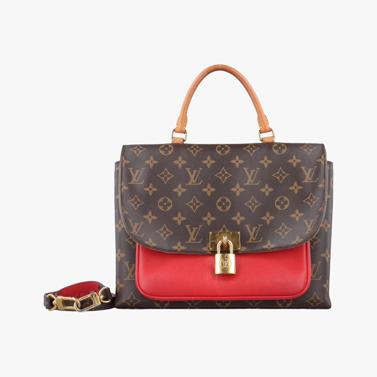 MARIGNANbrown×COQUELICOTMonogram Canvas×calf leatherM44286FL3118マリニャンモノグラム/ブラウン系×コクリコモノグラムキャンバス×カーフレザーM44286FL3118
