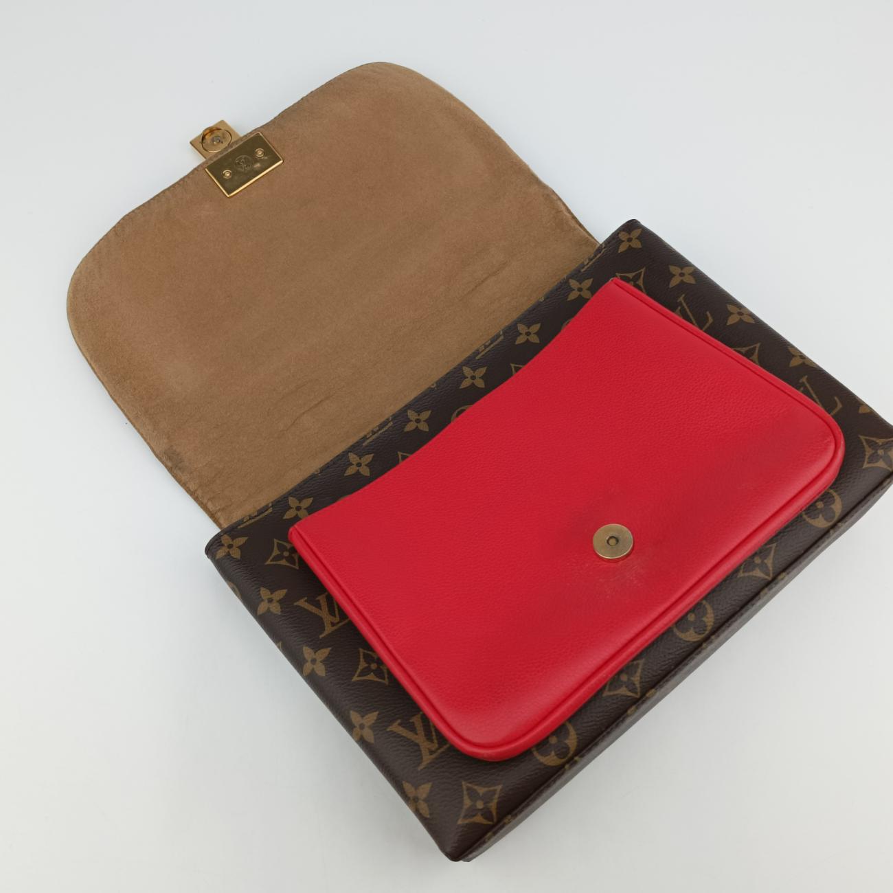 MARIGNANbrown×COQUELICOTMonogram Canvas×calf leatherM44286FL3118マリニャンモノグラム/ブラウン系×コクリコモノグラムキャンバス×カーフレザーM44286FL3118
