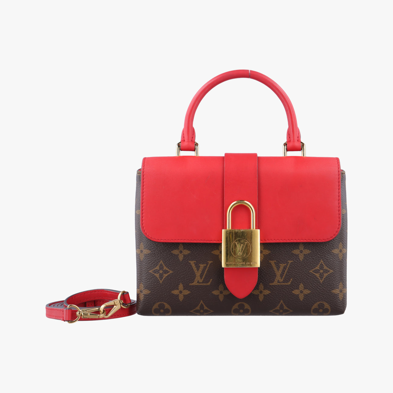 Rocky BBMonogram/Brown x RedMonogram canvas x calf leatherM44322ICチップロッキーBBモノグラム/ブラウンXレッドモノグラムキャンバス×カーフレザーM44322ICチップ