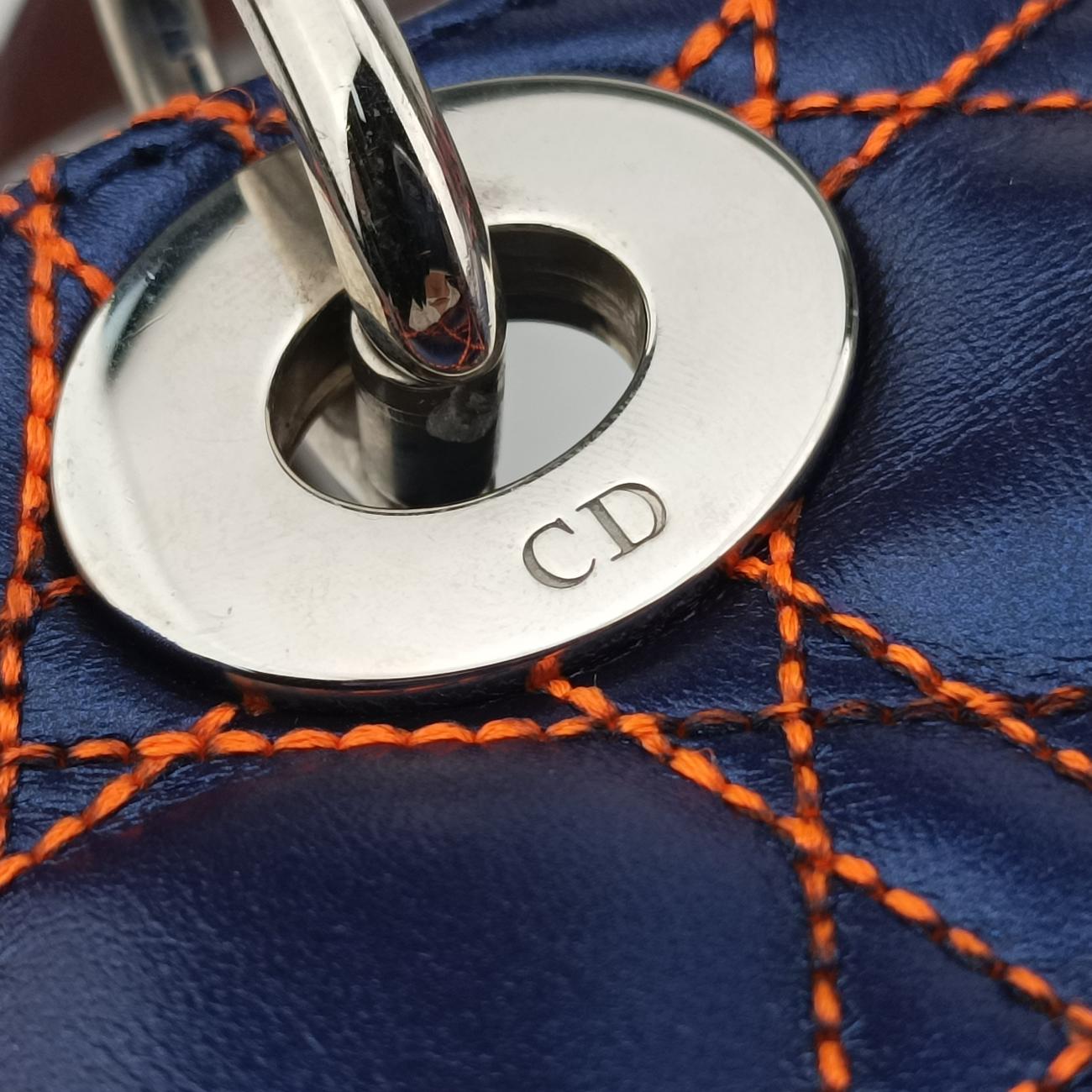 Lady DiorPurple x Orange x BrownLeather15-BO-1121レディディオールパープル×オレンジ×ブラウンレザー15-BO-1121