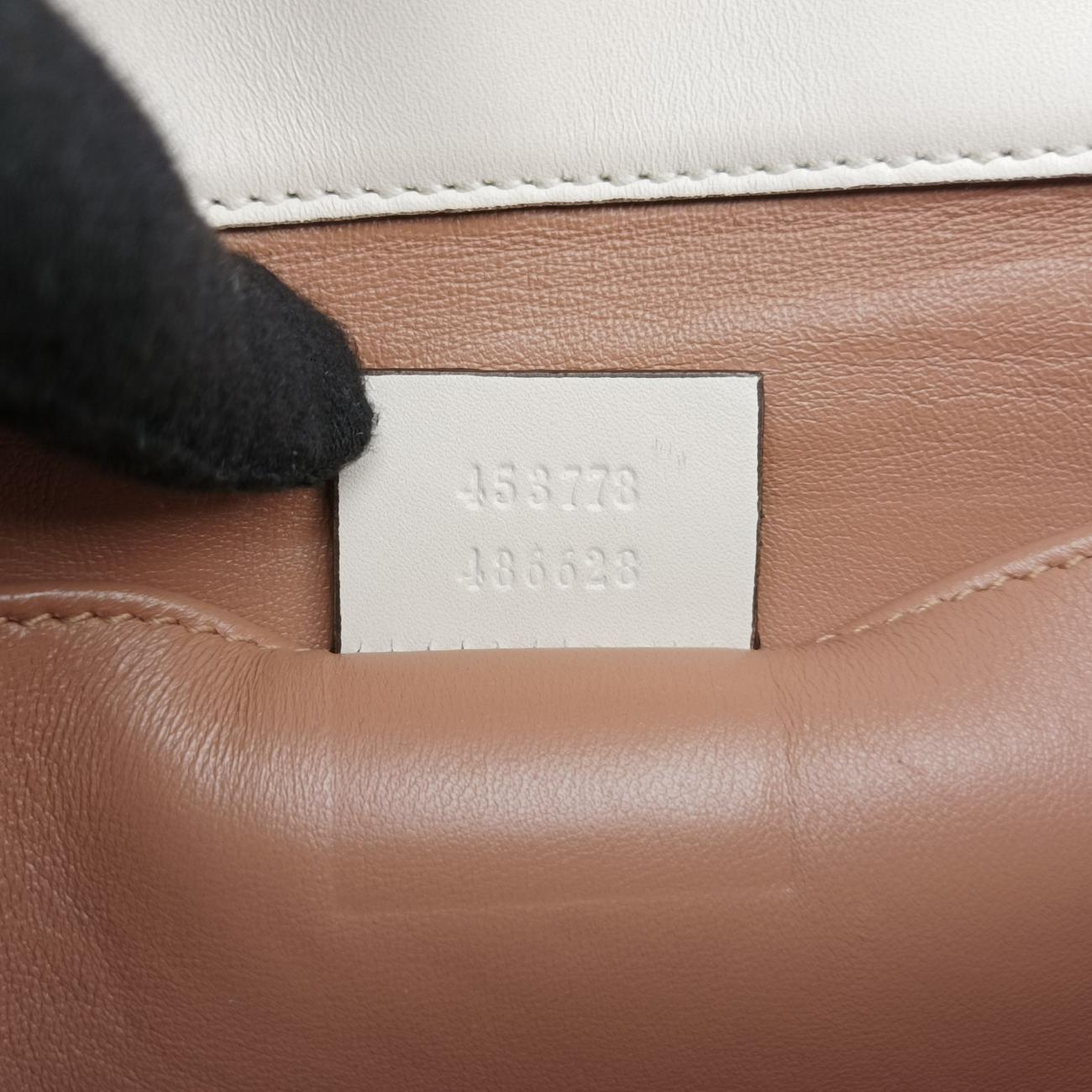 Broadway Pearl BeeWhiteLeather453778A021620502ブロードウェイ パール ビーホワイトレザー453778A021620502