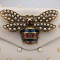 Broadway Pearl BeeWhiteLeather453778A021620502ブロードウェイ パール ビーホワイトレザー453778A021620502