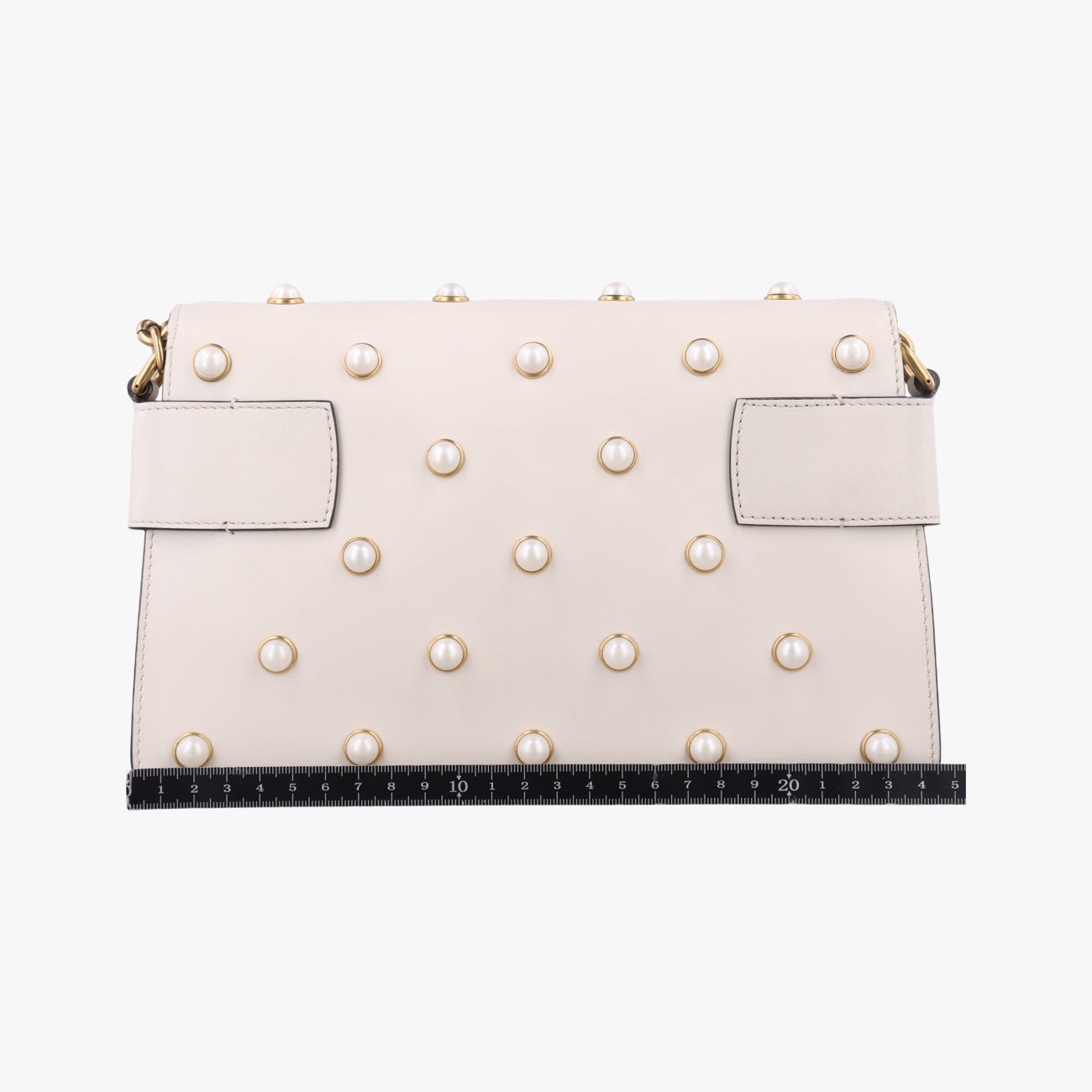 Broadway Pearl BeeWhiteLeather453778A021620502ブロードウェイ パール ビーホワイトレザー453778A021620502
