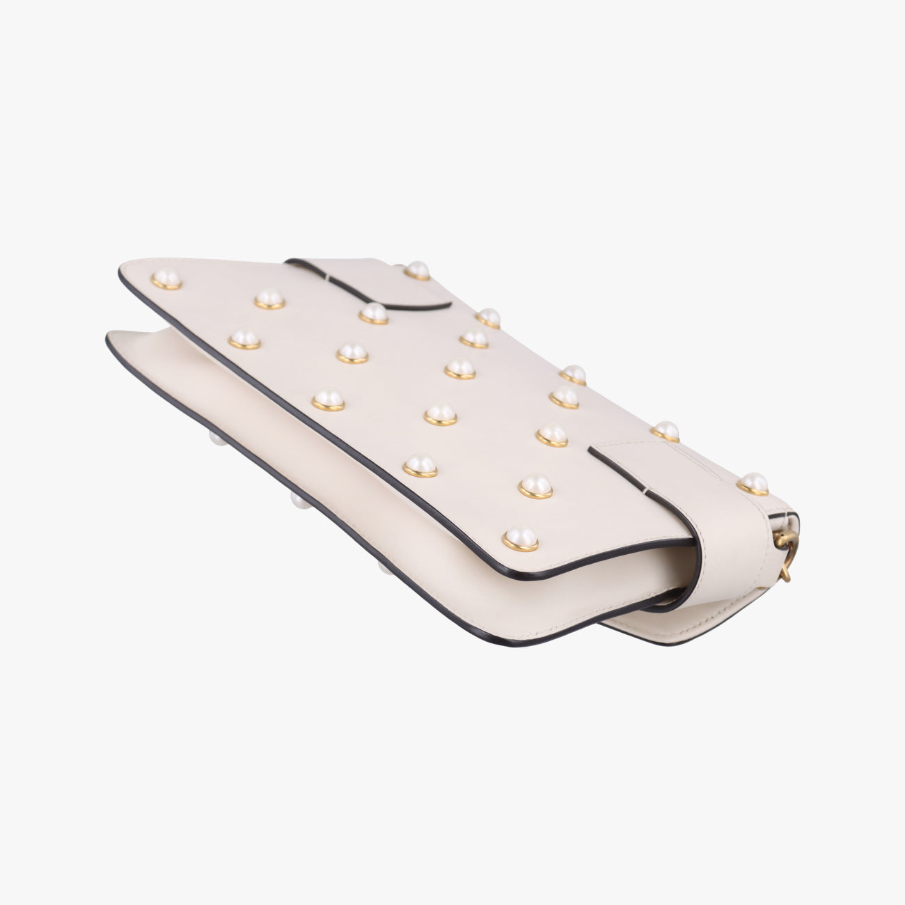 Broadway Pearl BeeWhiteLeather453778A021620502ブロードウェイ パール ビーホワイトレザー453778A021620502