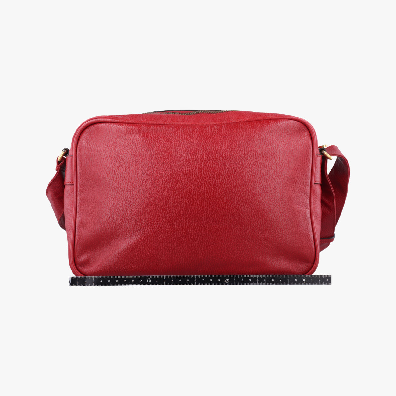 Print MessengerRedLeather523589I0124889769プリントメッセンジャーレッドレザー523589I0124889769