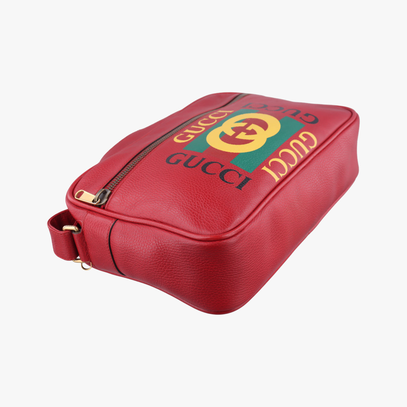Print MessengerRedLeather523589I0124889769プリントメッセンジャーレッドレザー523589I0124889769