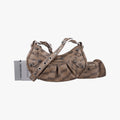 Le Cagole miniBrownPVC Coated Canvas671309.2762.O.628147ル カゴール ミニブラウンPVCコーティングキャンバス671309.2762.O.628147