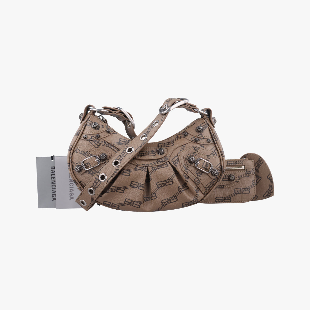 Le Cagole miniBrownPVC Coated Canvas671309.2762.O.628147ル カゴール ミニブラウンPVCコーティングキャンバス671309.2762.O.628147
