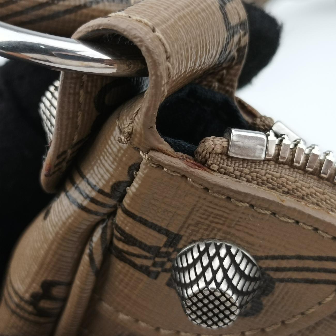 Le Cagole miniBrownPVC Coated Canvas671309.2762.O.628147ル カゴール ミニブラウンPVCコーティングキャンバス671309.2762.O.628147