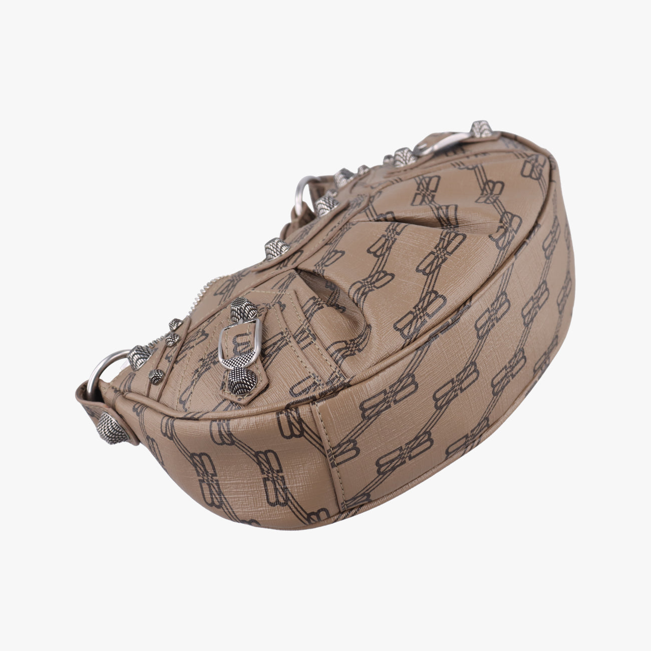 Le Cagole miniBrownPVC Coated Canvas671309.2762.O.628147ル カゴール ミニブラウンPVCコーティングキャンバス671309.2762.O.628147