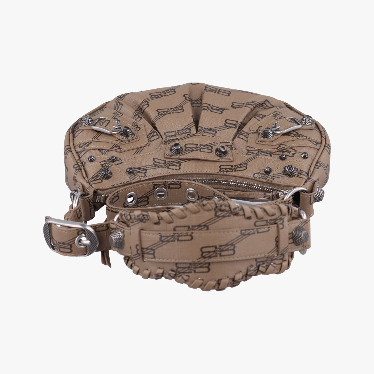 Le Cagole miniBrownPVC Coated Canvas671309.2762.O.628147ル カゴール ミニブラウンPVCコーティングキャンバス671309.2762.O.628147