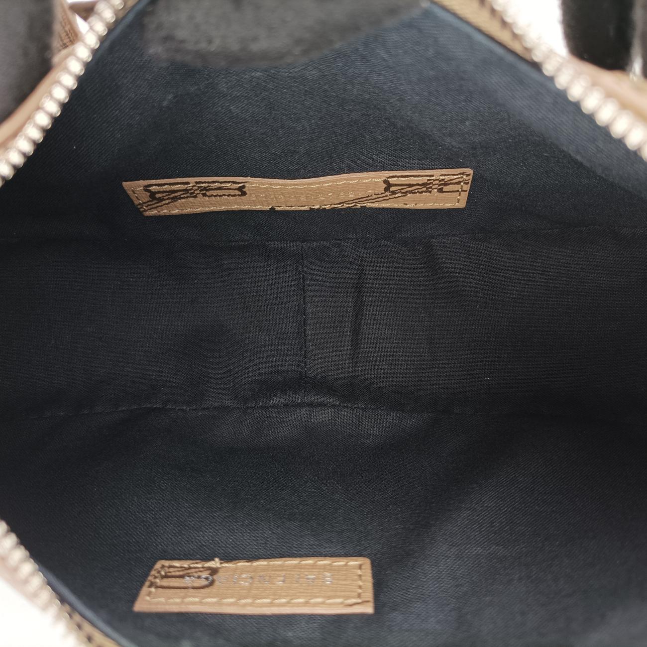 Le Cagole miniBrownPVC Coated Canvas671309.2762.O.628147ル カゴール ミニブラウンPVCコーティングキャンバス671309.2762.O.628147