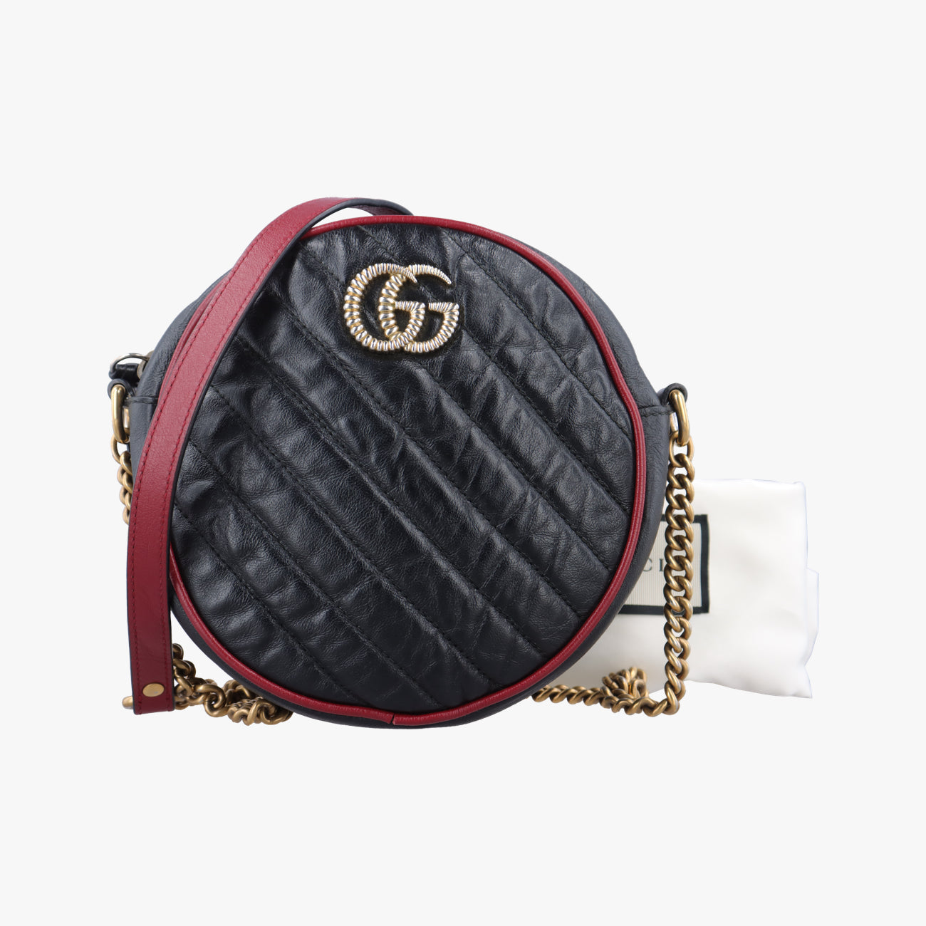 GG MarmontBlack×RedLeather550154E030725935GGマーモントブラック×レッドレザー550154E030725935