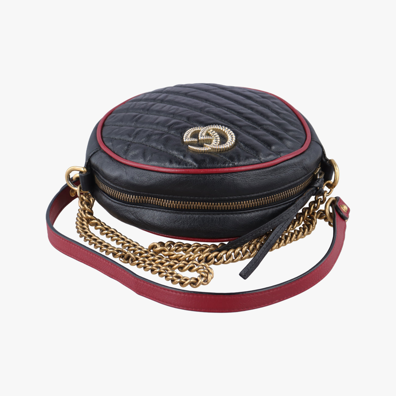 GG MarmontBlack×RedLeather550154E030725935GGマーモントブラック×レッドレザー550154E030725935