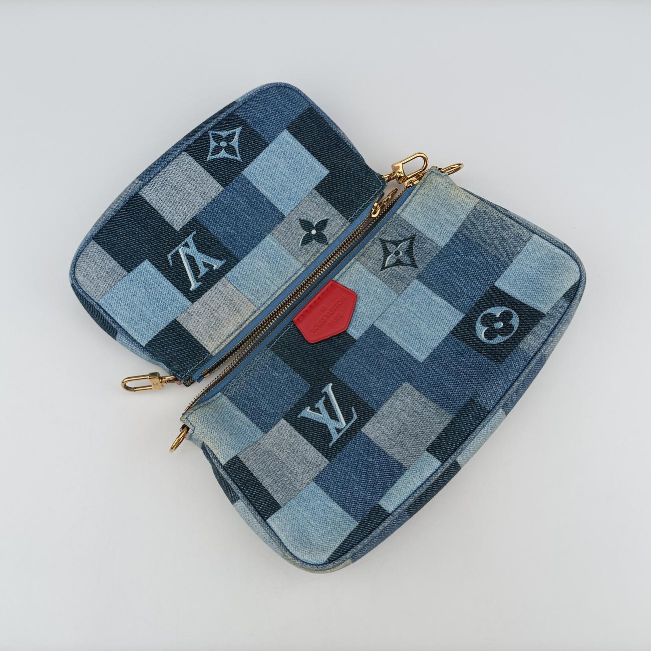 ochette AccessoiresBlue×RougedenimM44990SP4119 SP4149 SP4199ポシェット アクセソワールブルー×ルージュデニム M44990SP4119 SP4149 SP4199