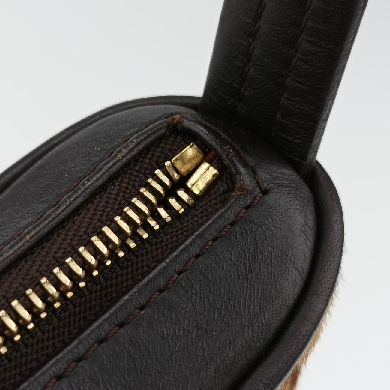Damier SauvageBrown×BeigePonyhairM92132Lot number unknownダミエソバージュブラウン×ベージュハラコM92132製番不明
