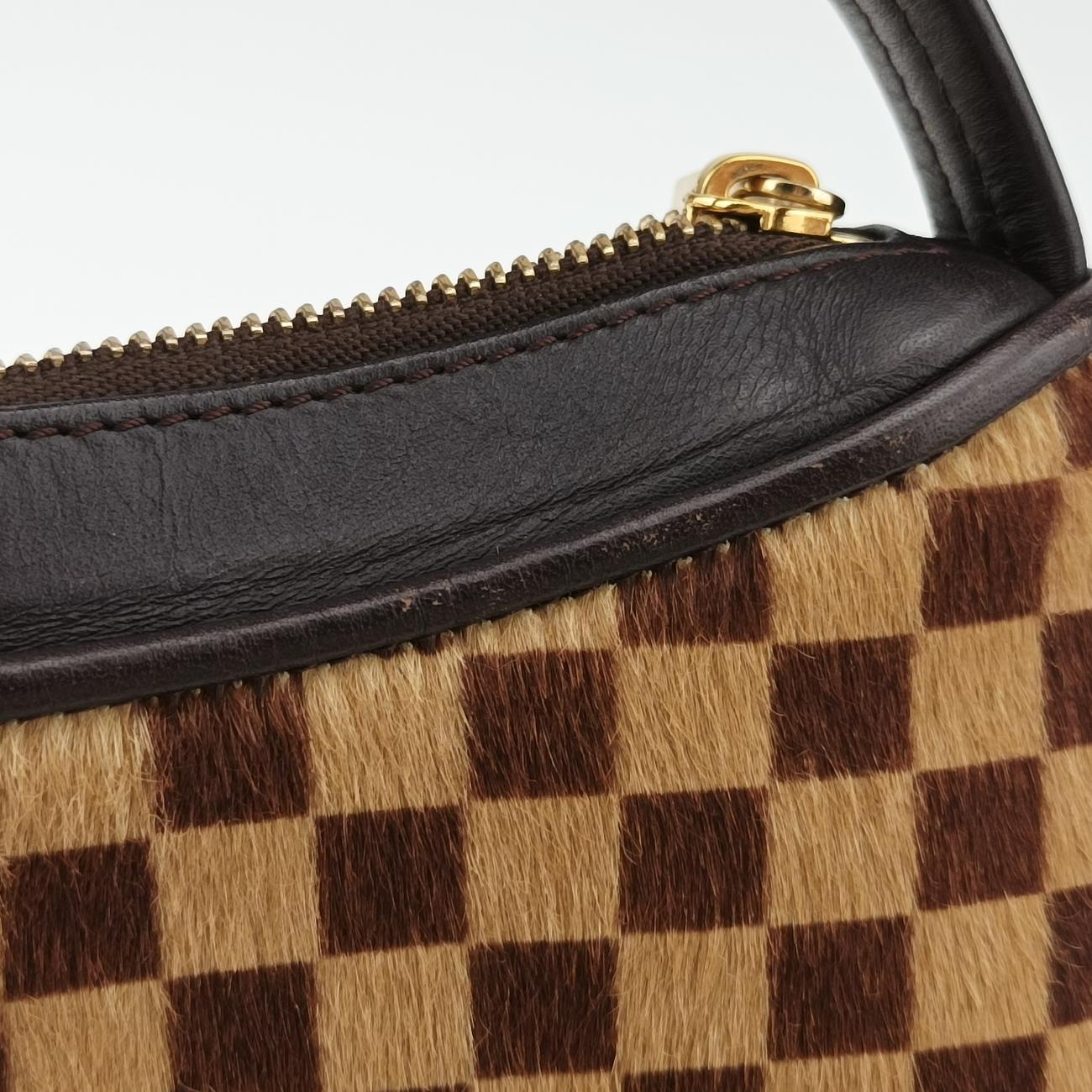 Damier SauvageBrown×BeigePonyhairM92132Lot number unknownダミエソバージュブラウン×ベージュハラコM92132製番不明