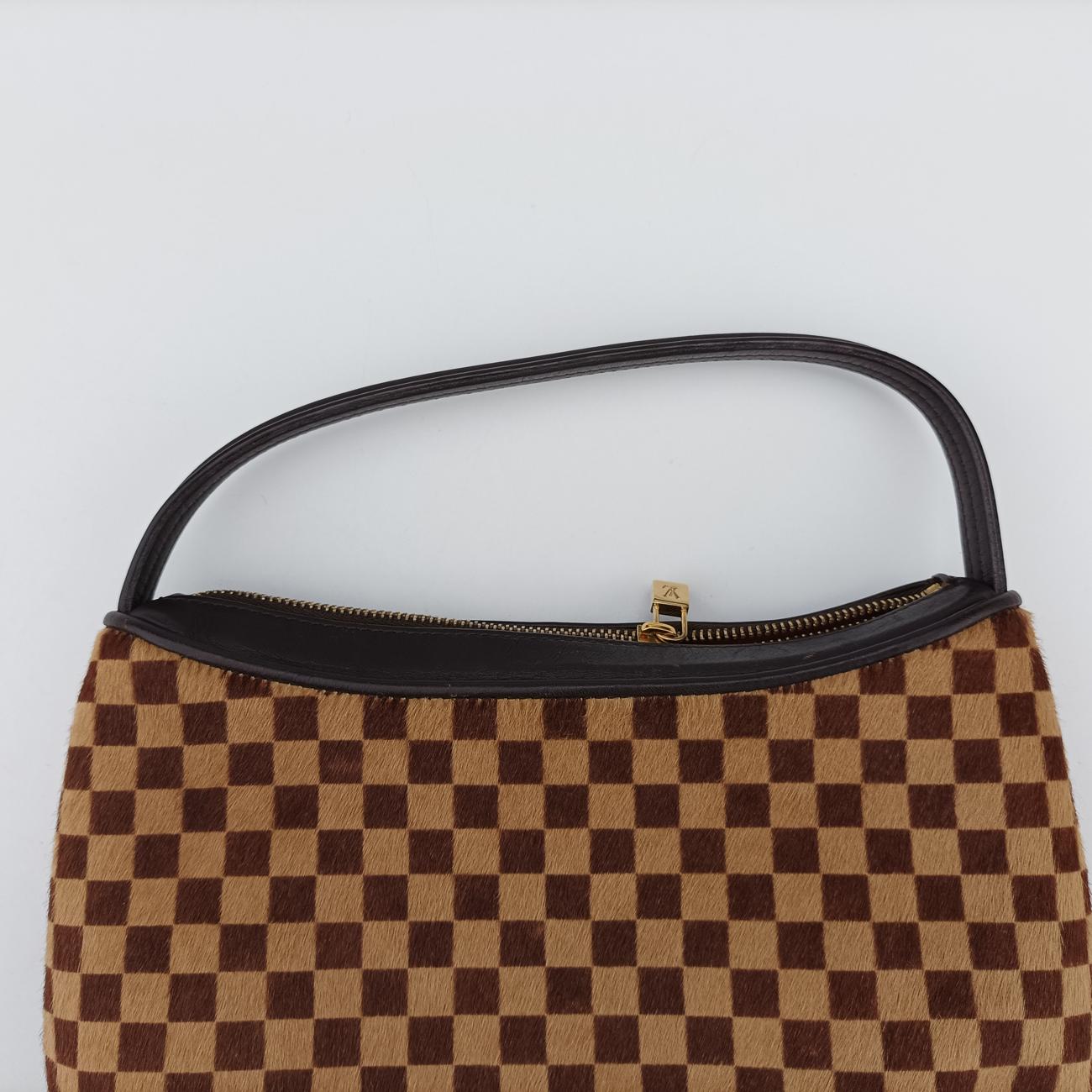 Damier SauvageBrown×BeigePonyhairM92132Lot number unknownダミエソバージュブラウン×ベージュハラコM92132製番不明