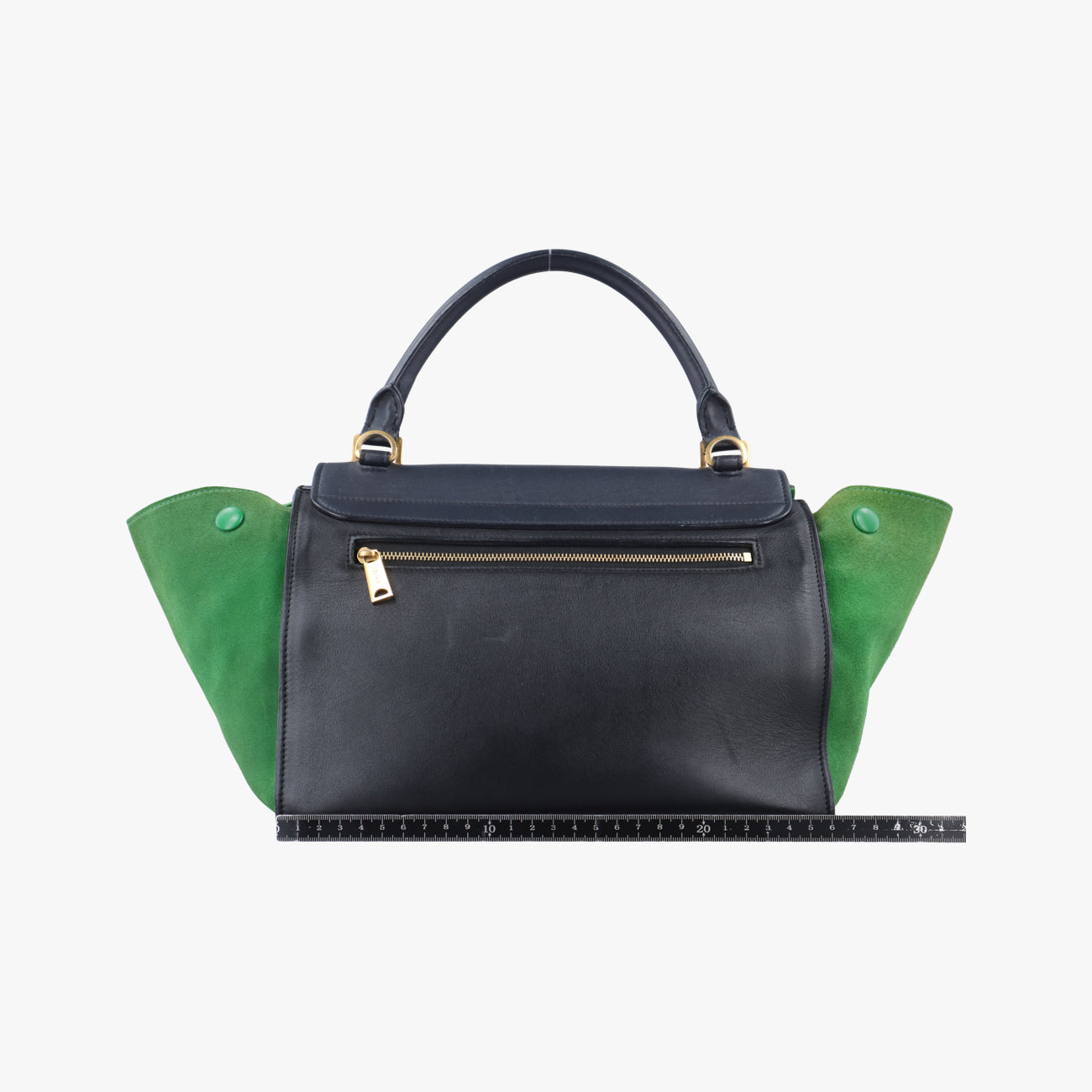 TrapezeBlack x Green×NavyLeather x suedeU-PA-0124トラペーズブラック×グリーン×ネイビーレザー×スエードU-PA-0124
