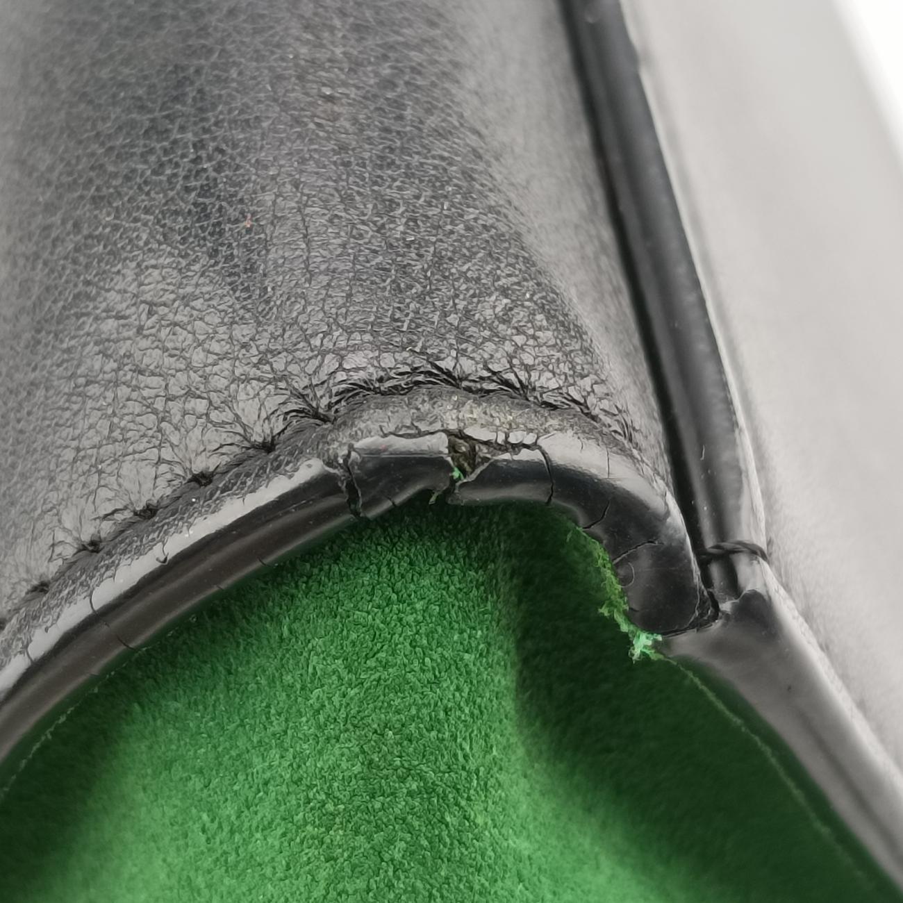 TrapezeBlack x Green×NavyLeather x suedeU-PA-0124トラペーズブラック×グリーン×ネイビーレザー×スエードU-PA-0124