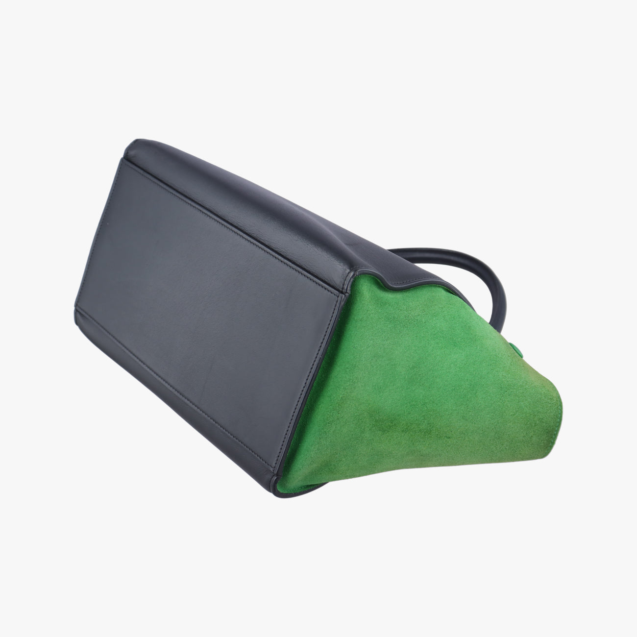 TrapezeBlack x Green×NavyLeather x suedeU-PA-0124トラペーズブラック×グリーン×ネイビーレザー×スエードU-PA-0124