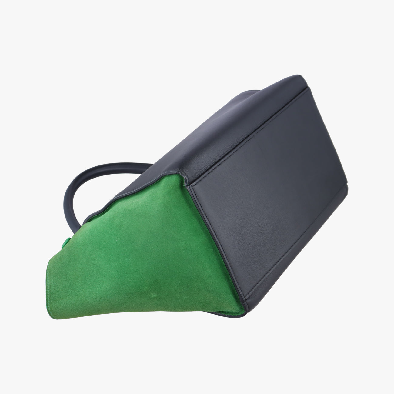 TrapezeBlack x Green×NavyLeather x suedeU-PA-0124トラペーズブラック×グリーン×ネイビーレザー×スエードU-PA-0124