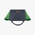 TrapezeBlack x Green×NavyLeather x suedeU-PA-0124トラペーズブラック×グリーン×ネイビーレザー×スエードU-PA-0124