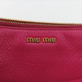 Madras Double ZipPinkLeather122マドラスダブルジップピンクレザー122