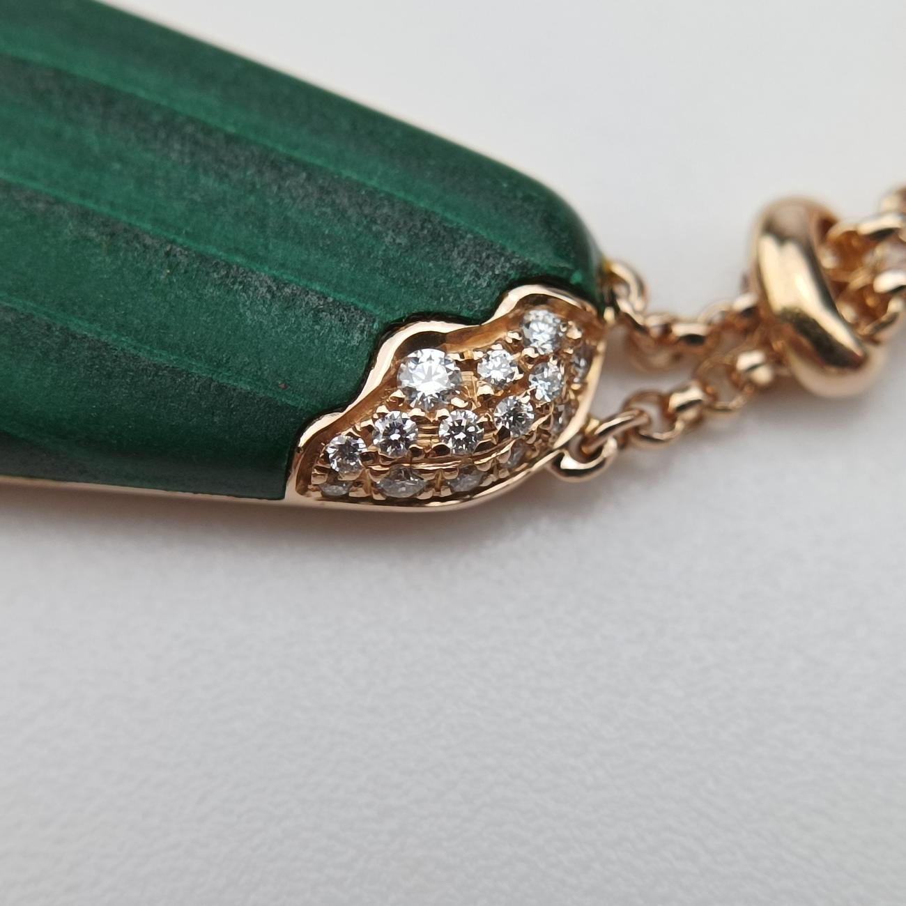 Gelati Malachite DiamondGolden×GreenAU750354743M5ZHPAマラカイト ジェラーティ ダイヤモンドゴールド×グリーンAU750354743M5ZHPA