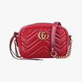 GG MarmontRedLeather448065Lot number unknownGGマーモントレッドレザー448065製番不明