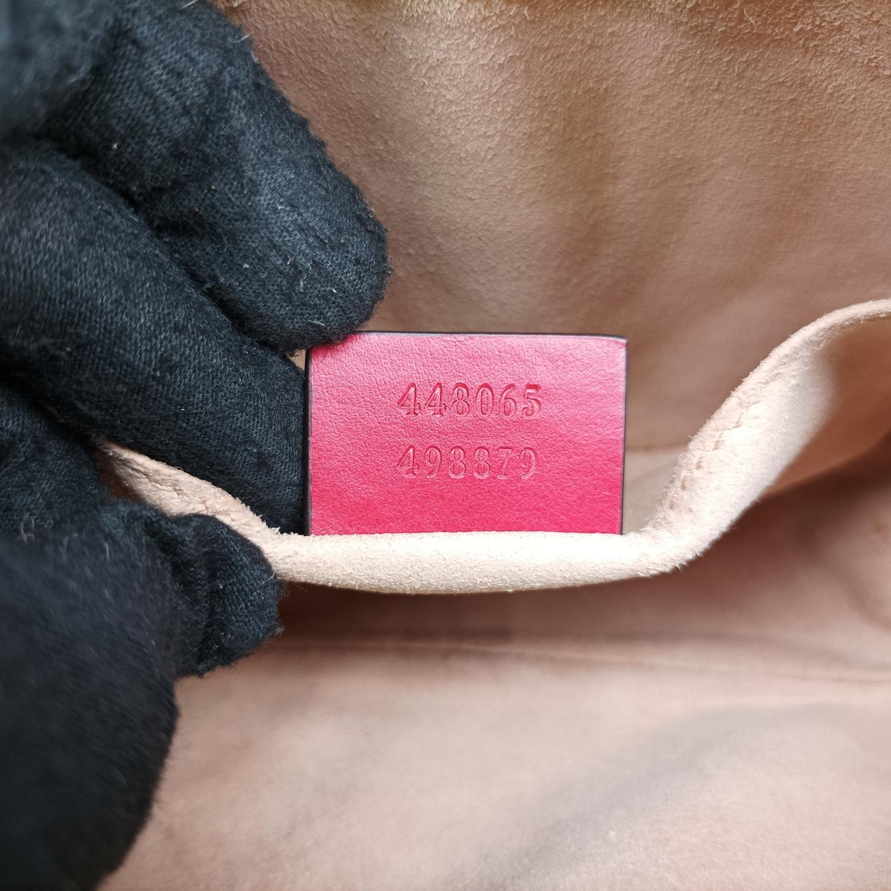 GG MarmontRedLeather448065Lot number unknownGGマーモントレッドレザー448065製番不明