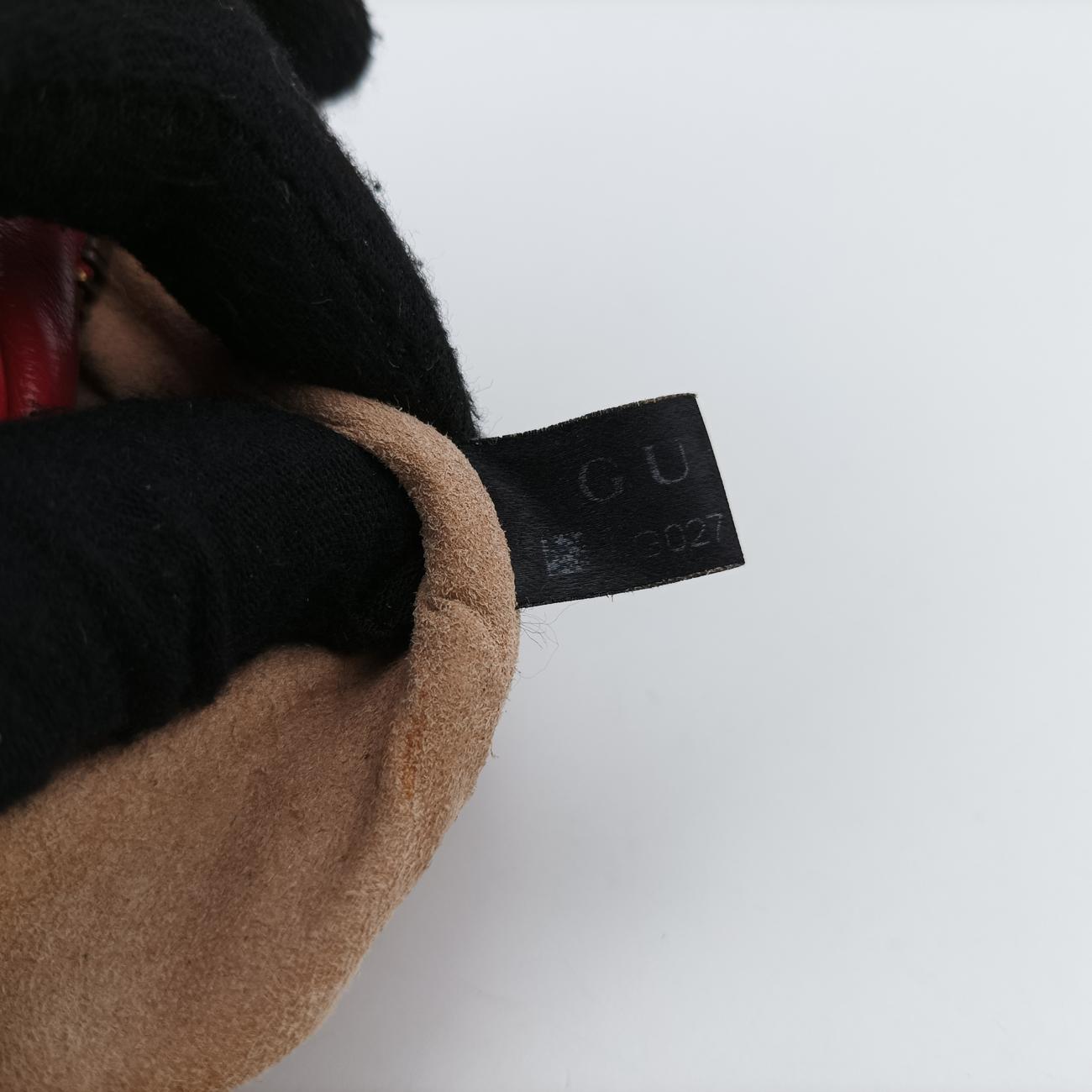 GG MarmontRedLeather448065Lot number unknownGGマーモントレッドレザー448065製番不明