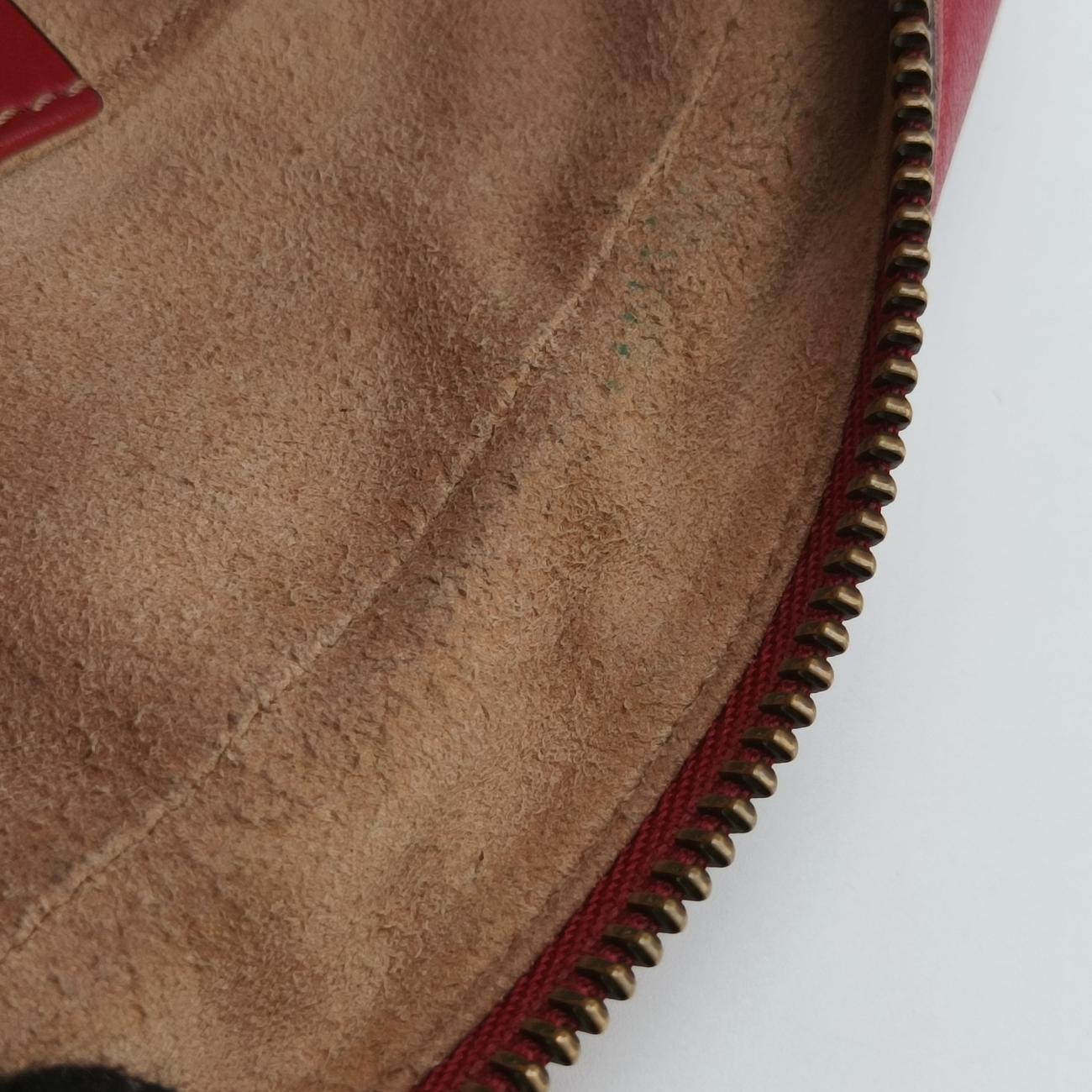 GG MarmontRedLeather448065Lot number unknownGGマーモントレッドレザー448065製番不明
