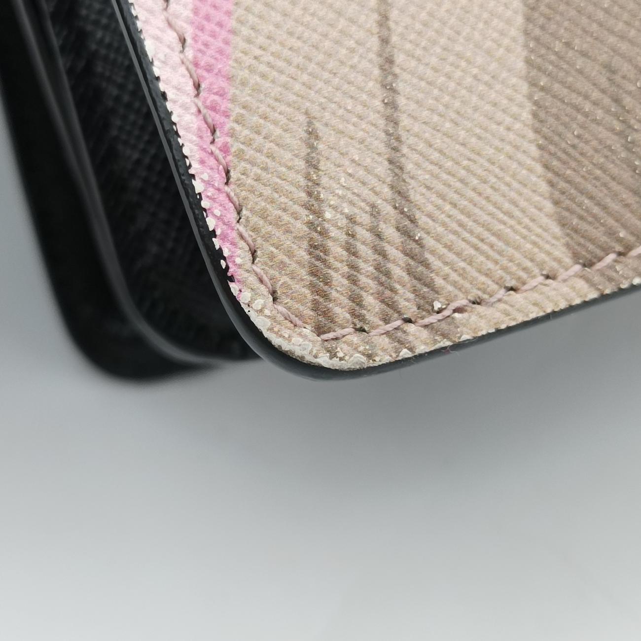 LIMITED EDITION WOMAN FACE ARTMulticolourSAFFIANO Leather239/H限定版 女性の顔 アートマルチカラーサフィアーノレザー239/H