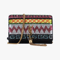Sequin Monogram Kate Tassel Chain WalletMulticoloursuede456263INN456263.1318スパンコールモノグラムケイトタッセルチェーンウォレットマルチカラースエード456263INN456263.1318