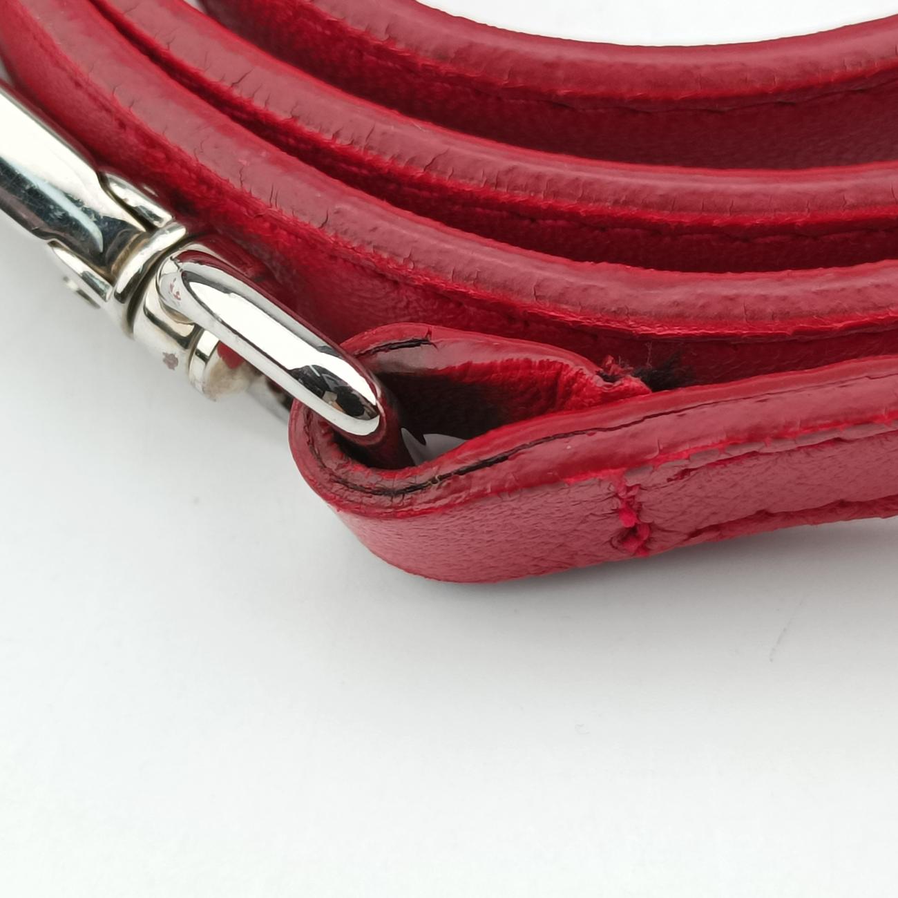 Fuoco Nappa GaufreRedLeatherB2588L180フオコ ナッパ ゴーフル　ギャザーレッドレザーB2588L180