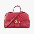 GG MarmontRedLeather498110H028417266GGマーモントレッドレザー498110H028417266