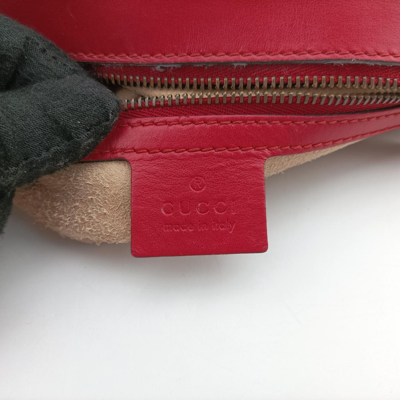 GG MarmontRedLeather498110H028417266GGマーモントレッドレザー498110H028417266