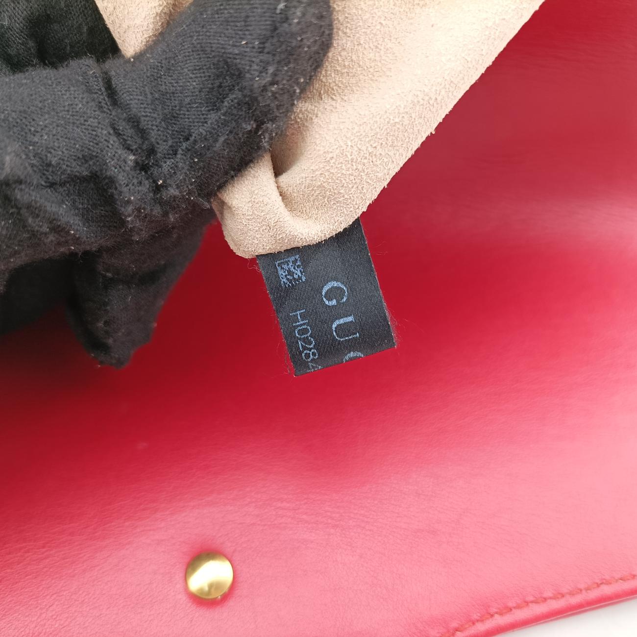 GG MarmontRedLeather498110H028417266GGマーモントレッドレザー498110H028417266