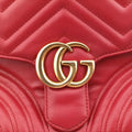 GG MarmontRedLeather498110H028417266GGマーモントレッドレザー498110H028417266